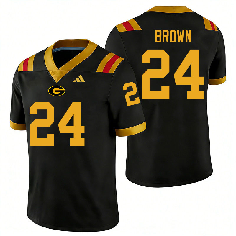Grambling State Tigers #24 Willie Brown College Football Jerseys,Uniforms-Black